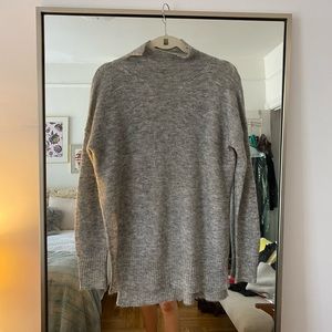 Whistles gray mohair turtleneck